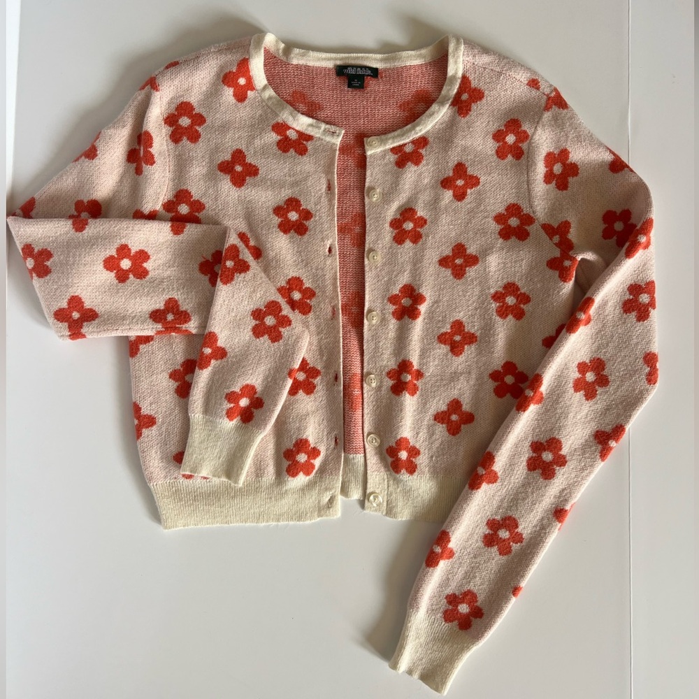 Wild Fable Flower Cardigan